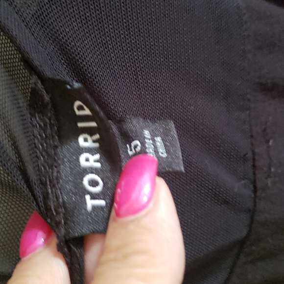 Torrid size 5 Black dress - Picture 4 of 4